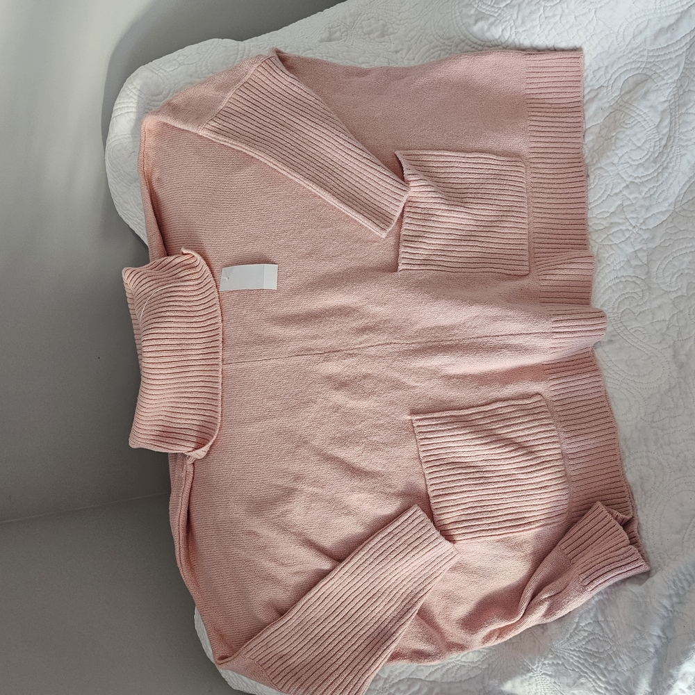LOFT Cozy Peachy pink Turtleneck Sweater